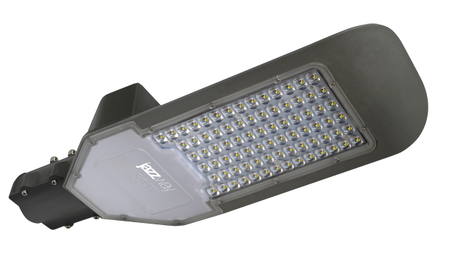 Светильник Jazzway ДКУ  80Вт 8800Лм 5000К 512х190х74 IP65 /PSL 02  80w 85-265V GR (посадочный диаметр 60мм)+ кронштейн код 874493
